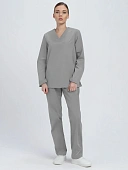 Костюм женский ХАССП-База (тк.ТиСи,120), серый Костюм женский ХАССП-База (тк.ТиСи,120), серый