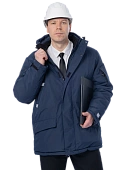 Зимняя куртка-парка Brodeks KW204 , синий 