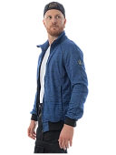 Толстовка флисовая Brodeks KS241 cation, cиний,  Толстовка флисовая Brodeks KS241 cation, cиний,