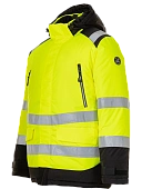 Зимняя сигнальная куртка-парка Brodeks KW217 , желтый/черный 