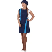 Униформа ВИНТАЖ, т/синий-голубой