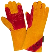 Краги спилковые Siberia усиленные для сварки Т72-11-ru с защитой от МП, Тп Краги спилковые Siberia усиленные для сварки Т72-11-ru с защитой от МП, Тп