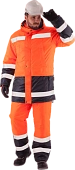 Костюм ДОРОЖНИК зимний, 3-й класс защиты, оранжевый-т/синий Костюм ДОРОЖНИК зимний, 3-й класс защиты, оранжевый-т/синий