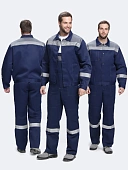 Костюм Лигор-2 СОП (тк.Смесовая,210) п/к, т.синий/серый