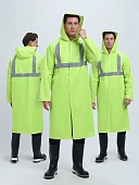 Плащ влагозащитный сигнальный ProfLineBase СОП (ПВХ,180), желтый