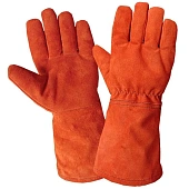 Краги МЕТАЛЛУРГ ЛЮКС, спилок, 5-ти палые, подкл. термоизолирующий нетканый мат-л, арамидные нити