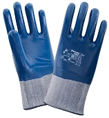 Перчатки нитриловые с тяжелым покрытием 2Hands 6595-11, универсальные с защитой от МП, К50Щ50,ТП100 Перчатки нитриловые с тяжелым покрытием 2Hands 6595-11, универсальные с защитой от МП, К50Щ50,ТП100