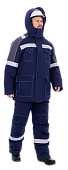Костюм МЕГАСТАТОЙЛ зимний, т/синий-серый-оранж