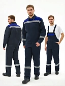 Костюм Липецк-2 СОП CH (тк.Смесовая,280) п/к, т.синий/васильковый