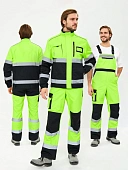 Костюм сигнальный PROFLINE ProfLineSpecialist-2 (тк.Смесовая МВО,240) п/к, желтый/черный Костюм сигнальный PROFLINE ProfLineSpecialist-2 (тк.Смесовая МВО,240) п/к, желтый/черный
