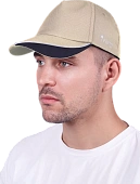 Бейсболка IFORM, бежевый-т.серый