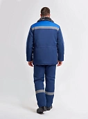 Костюм зимний Квайл-1 СОП (тк.Смесовая,210) брюки, т.синий/васильковый