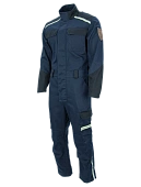 Комбинезон сварщика Brodeks FS58-01, т.синий/черный 