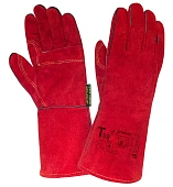 Краги спилковые усиленные для сварки 2Hands T59 с защитой от МП, Тп Краги спилковые усиленные для сварки 2Hands T59 с защитой от МП, Тп