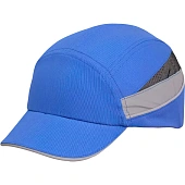 Каскетка РОСОМЗ™ RZ BIOT CAP (92213) голубая, длина козырька 55 мм, светоотражающие полосы