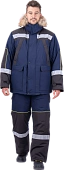 Костюм УРАГАН-УЛЬТРА зимний, т/синий-черный