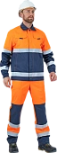Костюм БРАЙТ, Со - 3-ий класс защиты, флуоресцентный оранжевый-синий Костюм БРАЙТ, Со - 3-ий класс защиты, флуоресцентный оранжевый-синий
