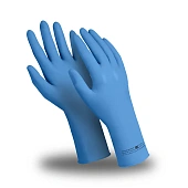 Перчатки ЭКСПЕРТ (DG-029), нитрил, 0.23 мм, неопудренные, текстурированные, цвет синий