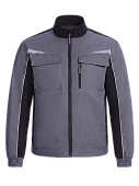 Куртка ProfLineSpecialist (тк.Смесовая,240), серый/черный