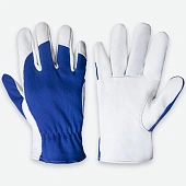 Кожаные рабочие перчатки Locksmith с тыльной стороной из хлопка Кожаные рабочие перчатки Locksmith с тыльной стороной из хлопка