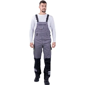 Полукомбинезон ЭДВАНС летний, серый-т.серый-черный