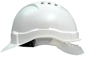 Каска ЕВРОПА (К-01) белая, оголовье/текстиль