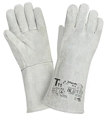 Краги спилковые для сварки 2Hands Т11 с защитой от МП, Тп Краги спилковые для сварки 2Hands Т11 с защитой от МП, Тп