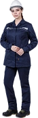 Костюм ОПЕРАТОР летний, т/синий, женский (Куртка+брюки)