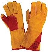 Краги спилковые Siberia для сварки T12-11-ru (RL4) с защитой от МП, Тп Краги спилковые Siberia для сварки T12-11-ru (RL4) с защитой от МП, Тп