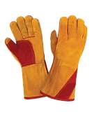 Краги СИБИРЬ, Т12-11-ru-10.5 (RL4), спилок, 5-ти палые, подкладка флис, усиленные, Кевлар®