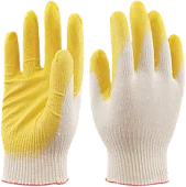 Перчатки СТАНДАРТ, х/б с латексом
