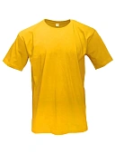 Футболка трикотажная в желтом цвете