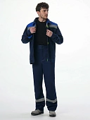 Костюм Флофт-1 СОП (тк.Смесовая,210) брюки, т.синий/васильковый