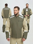 Куртка Челси CH (тк.Канвас,270), хаки/бежевый