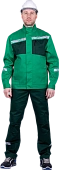 Куртка СТРОНГ летняя, зеленый-т.зеленый