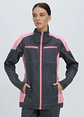 Куртка женская ProfLineSpecialist (тк.Смесовая,240), серый/розовый