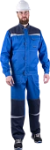 Костюм КМ-10 ЛЮКС летний, василек-т.синий (Куртка+брюки)