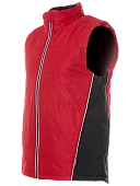 Жилет утепленный Brodeks KW101, красный/черный 