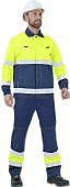 Костюм БРАЙТ, Со - 3-ий класс защиты, флуоресцентный желтый-синий