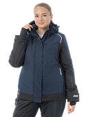 Зимняя женская куртка Brodeks KW208, синий  Зимняя женская куртка Brodeks KW208, синий