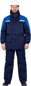 Костюм СПЕЦ зимний, т/синий-василёк