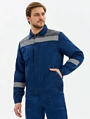 Костюм Лигор-1 СОП К. (тк.Смесовая,210) брюки, т.синий/серый