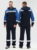 Костюм Эксперт-Антистат МВО NEW (тк.Смесовая,250) п/к, т.синий/васильковый