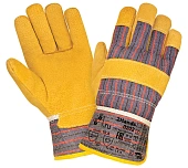 Перчатки спилковые комбинированные утеплённые 2Hands 0202 с защитой от МП Перчатки спилковые комбинированные утеплённые 2Hands 0202 с защитой от МП