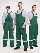 Полукомбинезон зимний Экспертный-Люкс (тк.Смесовая,210), зеленый