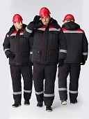 Костюм зимний Нейч-2 СОП (тк.Смесовая,210) п/к, черный/красный