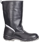 Сапоги TURBO с КП шерст. мех, хромовые ПУ/нитрил Сапоги TURBO с КП шерст. мех, хромовые ПУ/нитрил