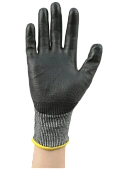 Перчатки от порезов с полиуретановым покрытием Brodeks Defender GС-11