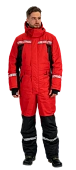 Комбинезон ПИЛОТ зимний, красный-черный