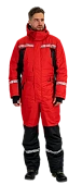 Комбинезон ПИЛОТ зимний, красный-черный